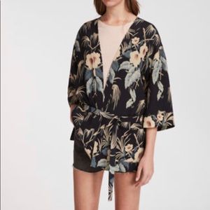ALLSAINTS SIZE XS Kyoto Kimono Jacket LIKE NEW